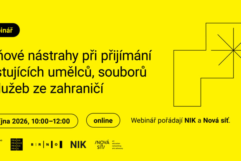 webinář: Daňové nástrahy při přijímání hostujících umělců, souborů a služeb ze zahraničí